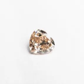 0.44ct 4.83x5.16x2.60mm GIA VS2 Fancy Deep Brown-Pink Heart Brilliant  24154-01