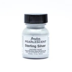 Angelus Pearlescent Leather Paint - Sterling Silver 099