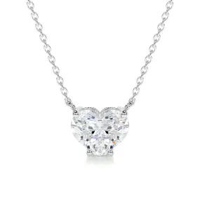 Betty Diamond Pendant -18K White Gold