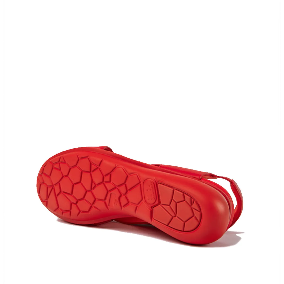 Camper Balloon Red leather sandals for women   