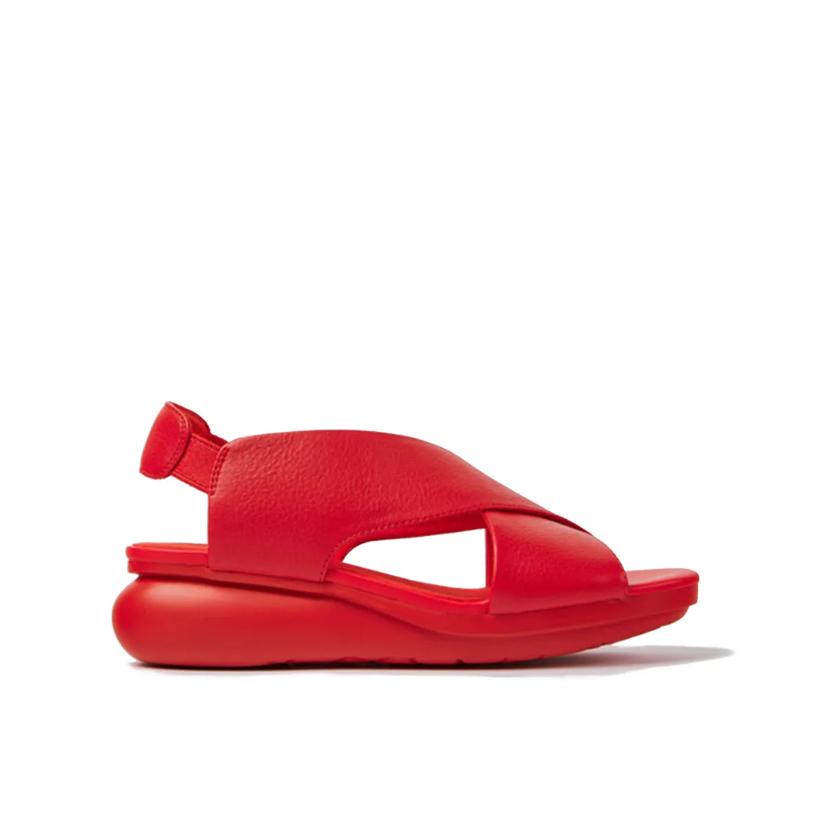 Camper Balloon Red leather sandals for women   