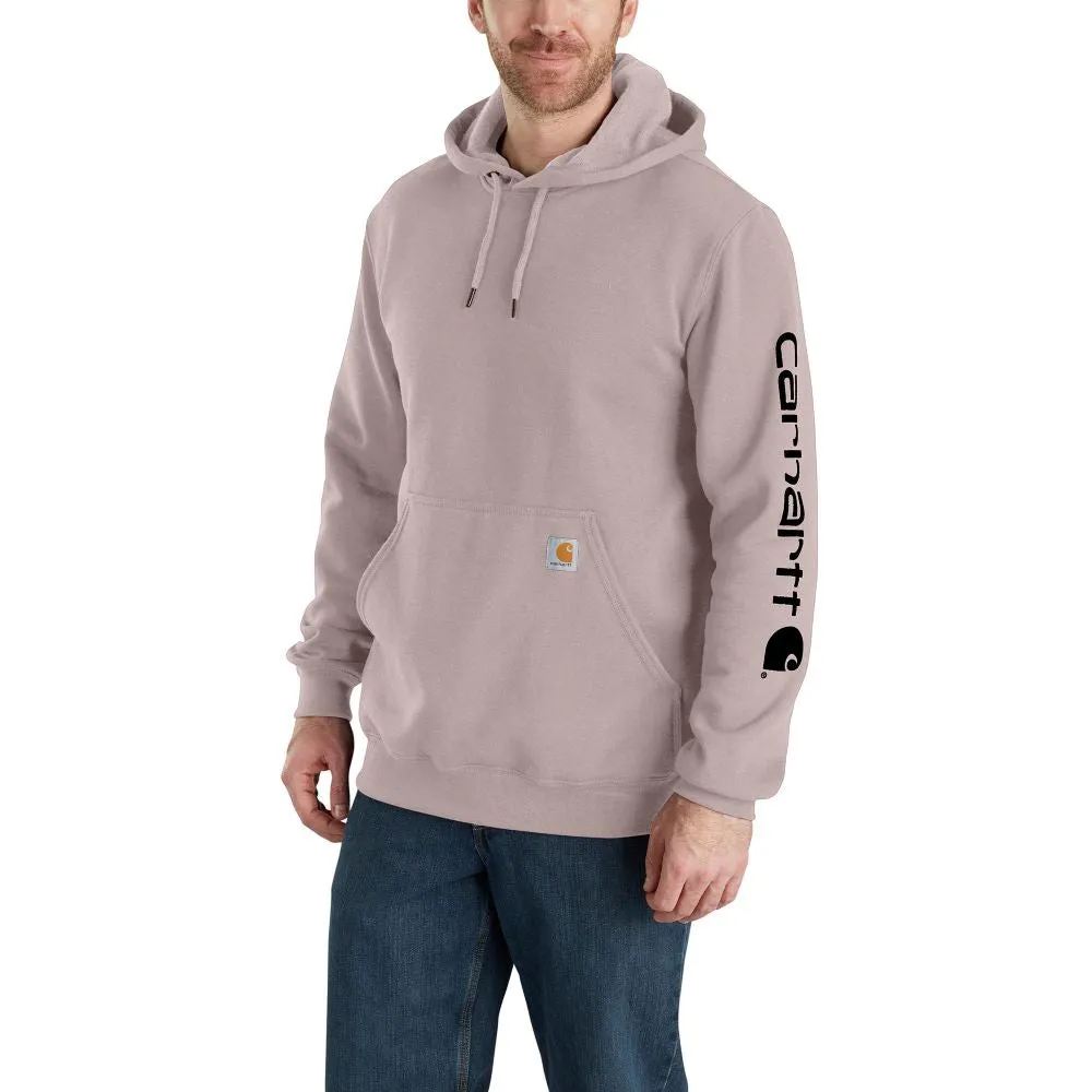 'Carhartt' Men's Midweight Sleeve Logo Hoodie - Mink