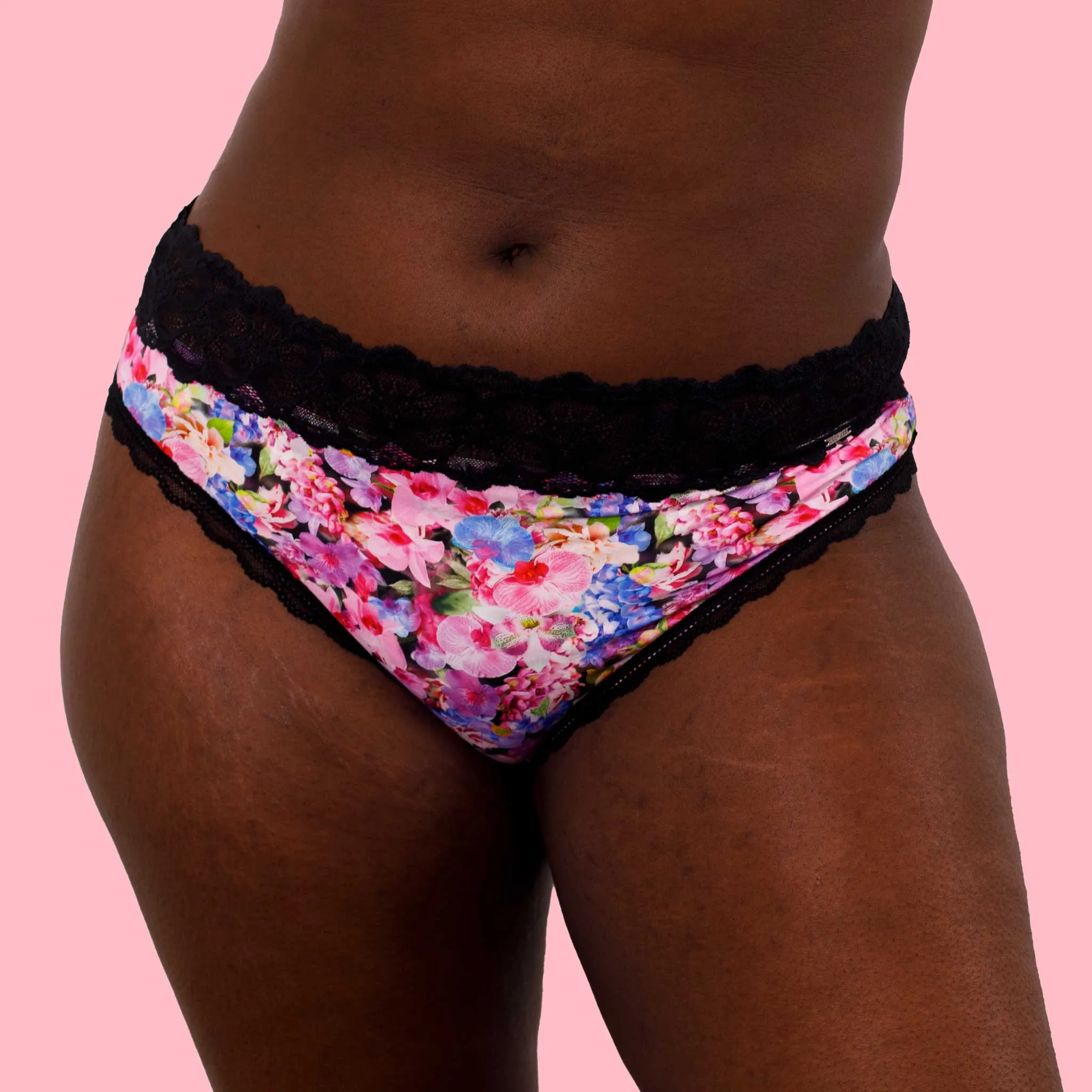 Chloe Microfibre Boyleg Knicker Floral