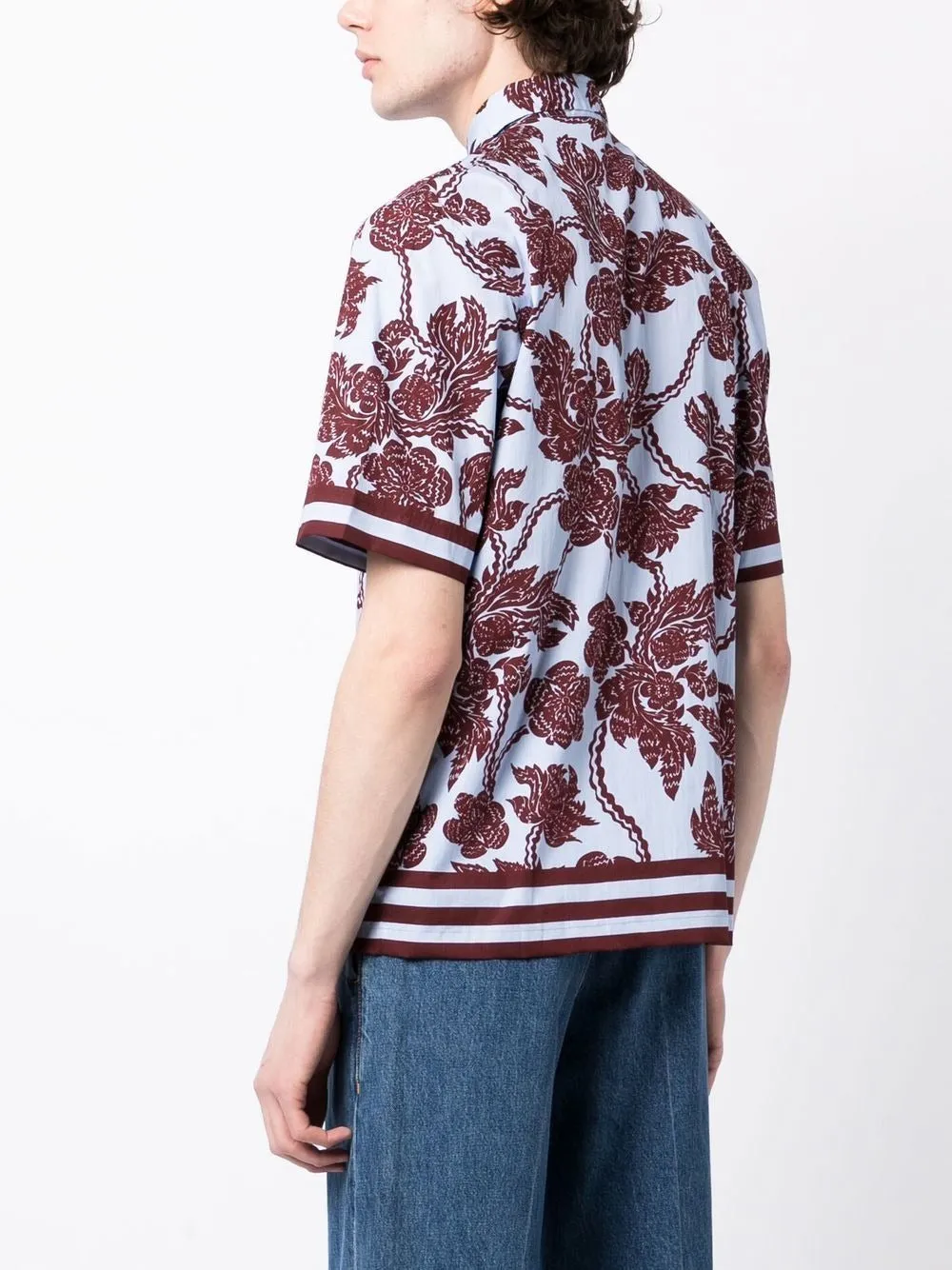 CLASEN FLORAL PRINT SHORT SLEEVE SHIRT