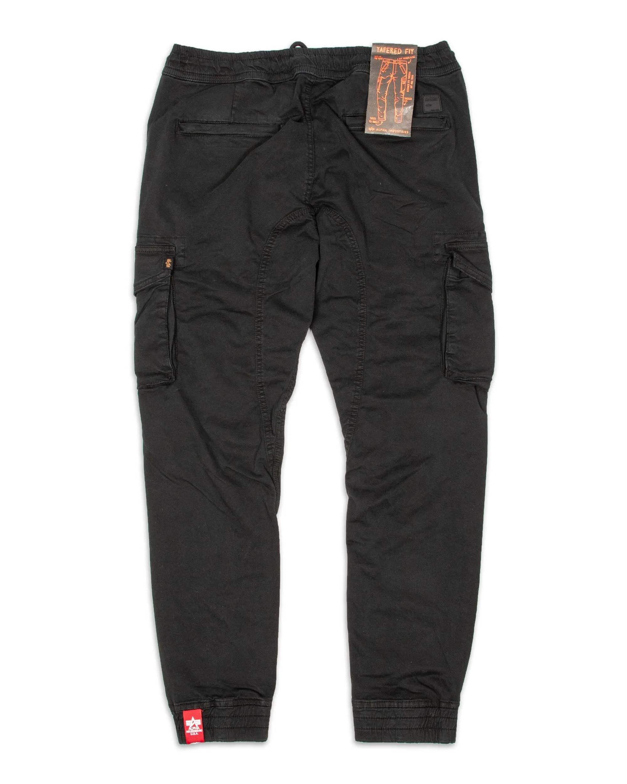 Cotton Twill Jogger Nero 116202-03