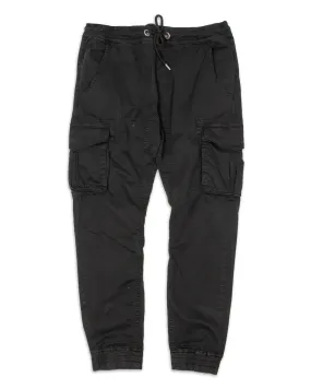 Cotton Twill Jogger Nero 116202-03