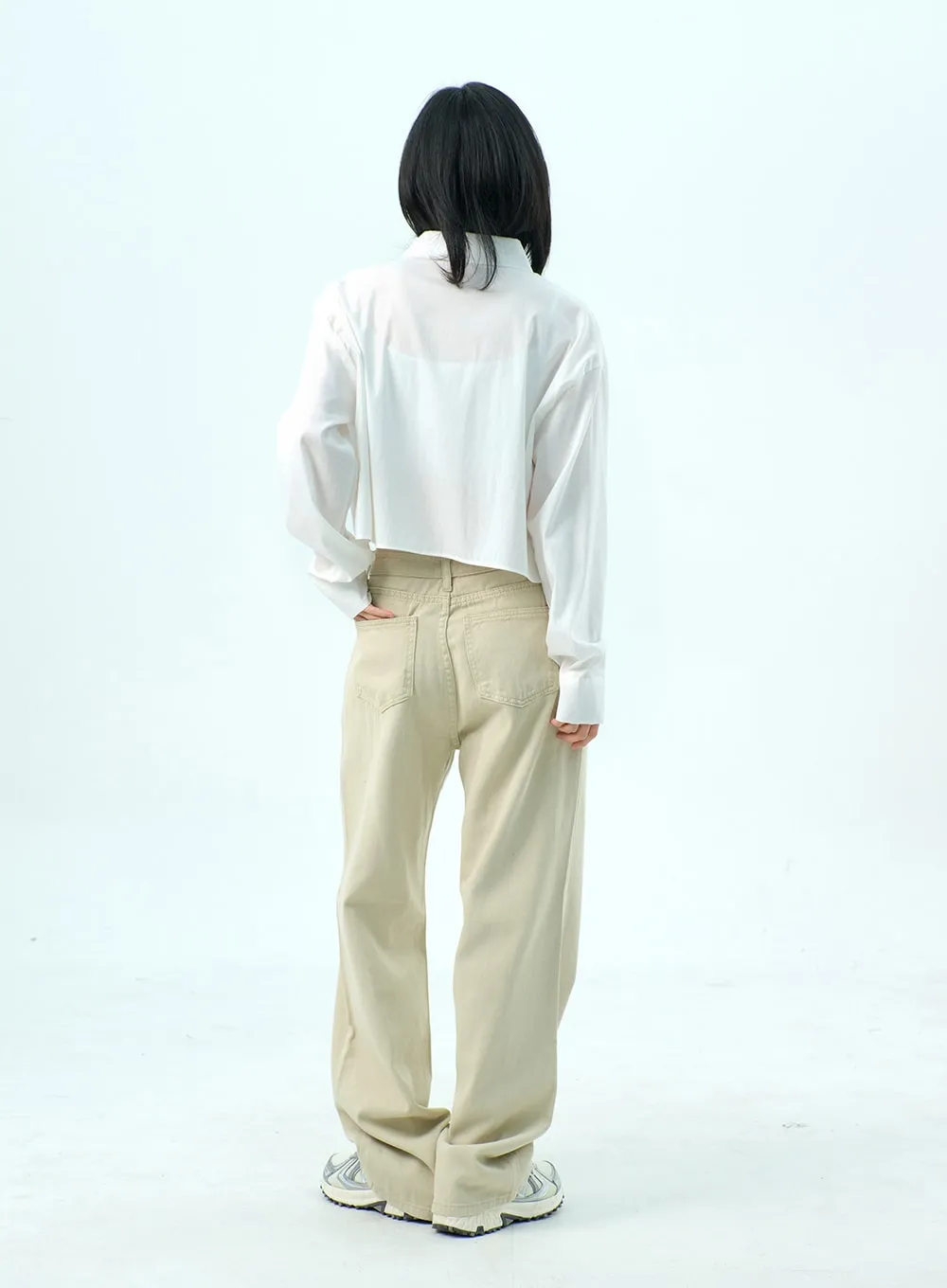 Cotton Wide Leg Pants OY317