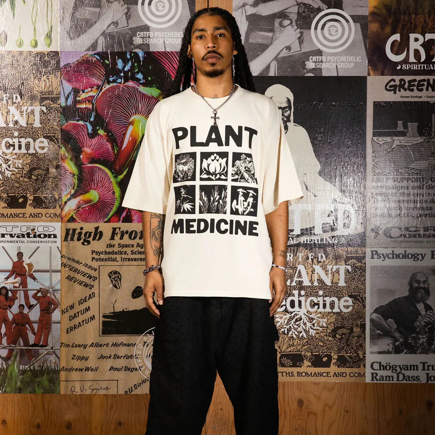 CRTFD Plant Medicine Tee Natural