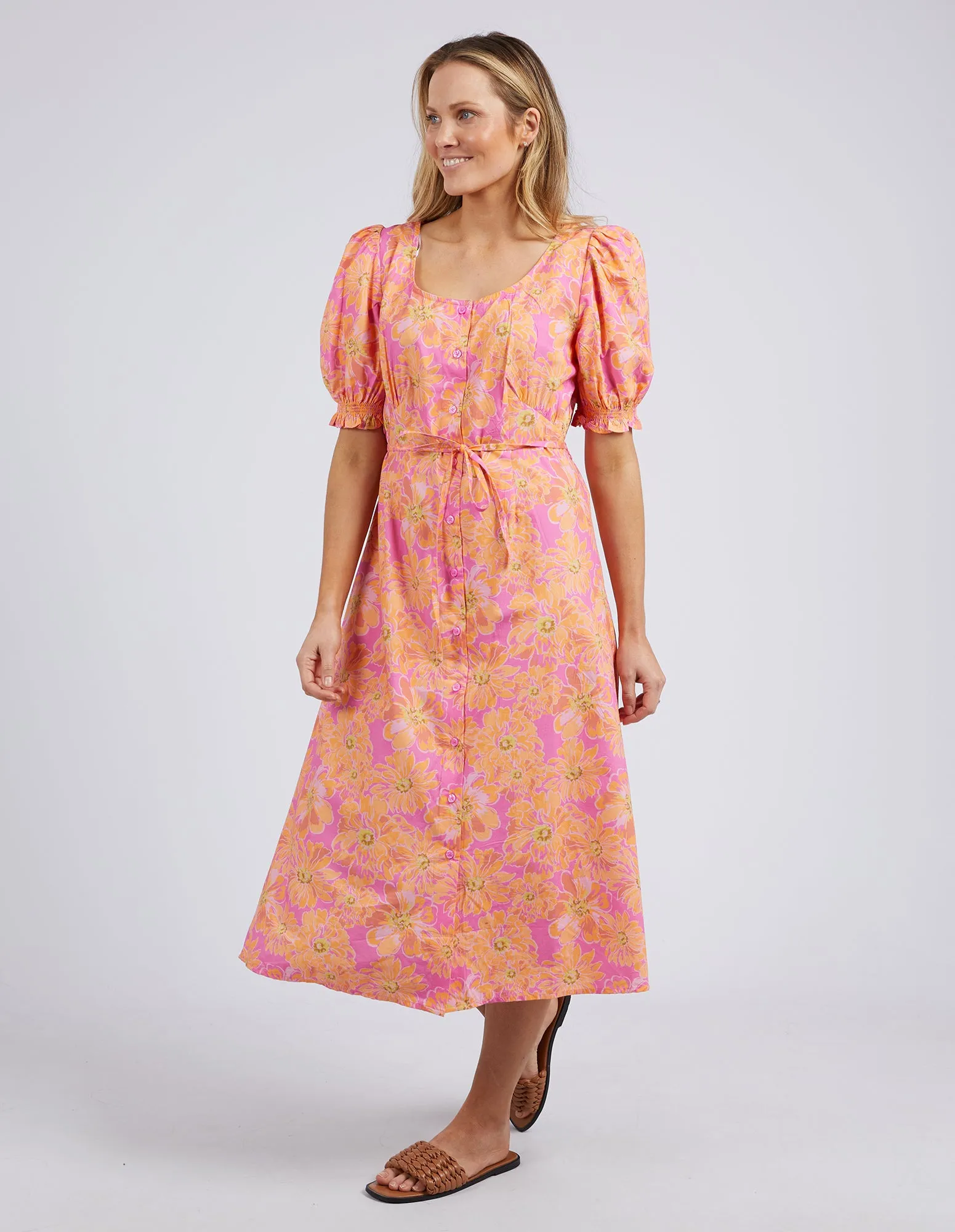 Elm - Fuchsia Floral Dress