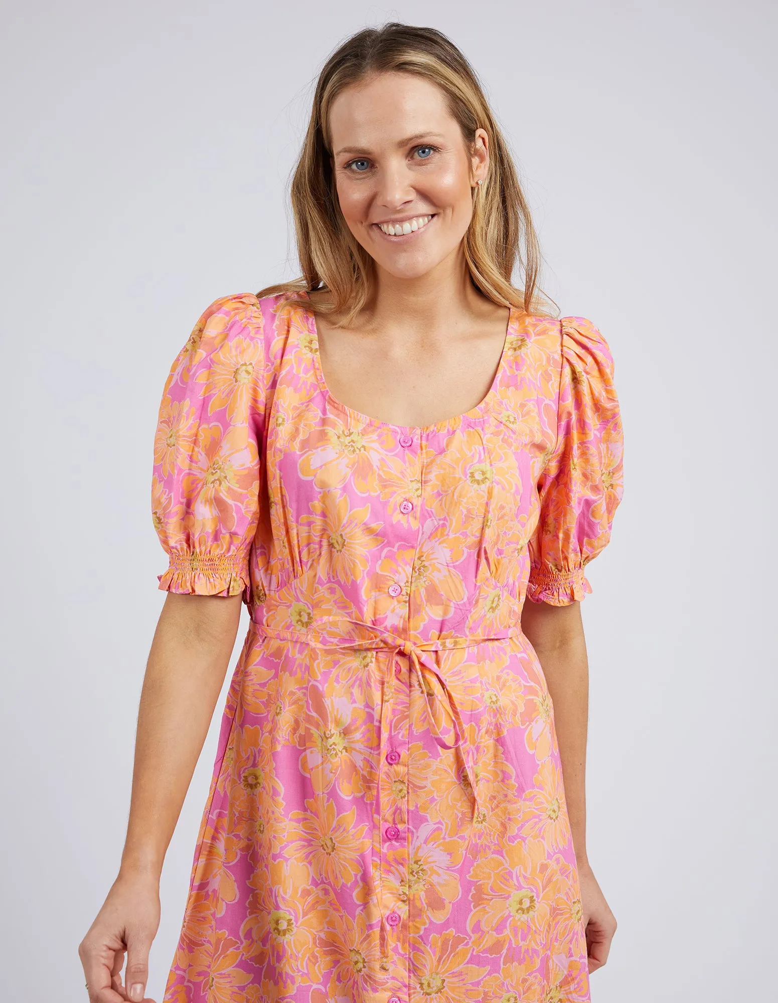 Elm - Fuchsia Floral Dress