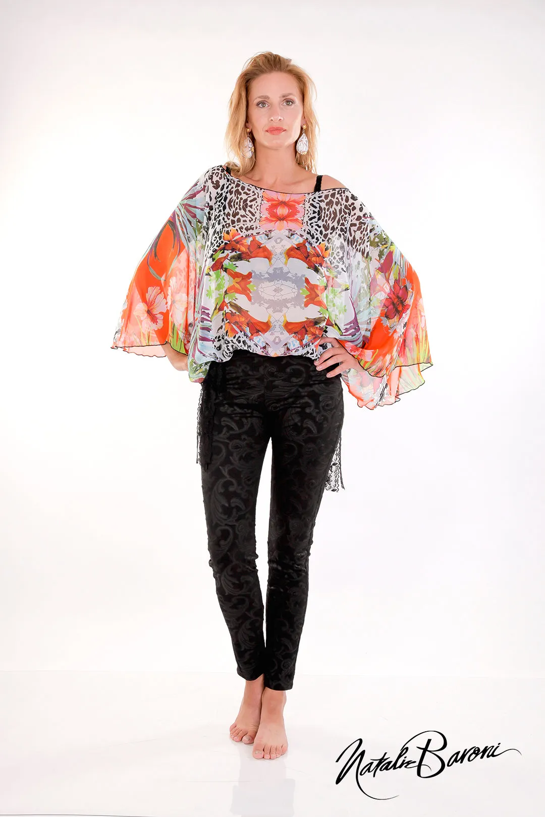 Geisha Top w/ Lace Ties - Murano