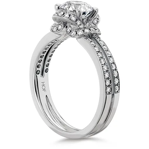 Hearts On Fire Optima Double Row Diamond Engagement Ring