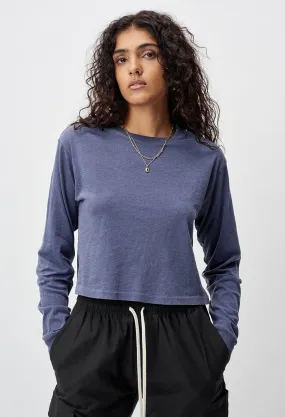 Jersey LS Cropped Tee / Cove