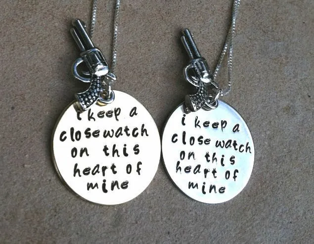 Johnny Cash Necklace, I Keep A Close Watch, Natashaaloha