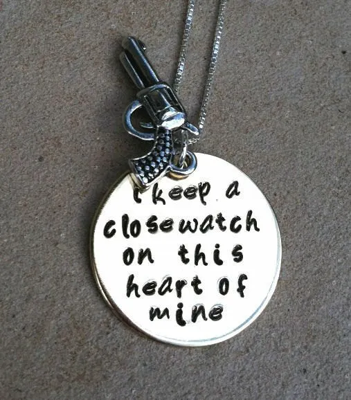 Johnny Cash Necklace, I Keep A Close Watch, Natashaaloha