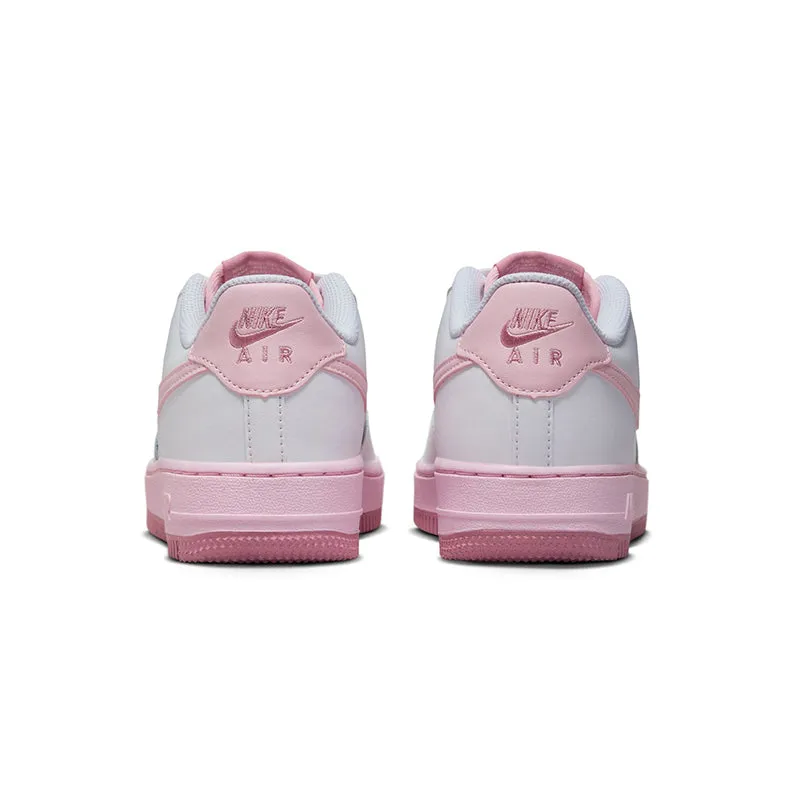 Kid's Grade School Air Force 1 White/Pink Foam/Pink