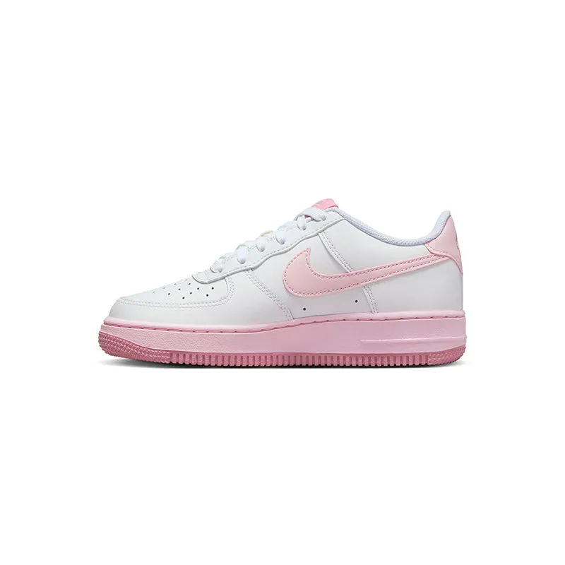 Kid's Grade School Air Force 1 White/Pink Foam/Pink