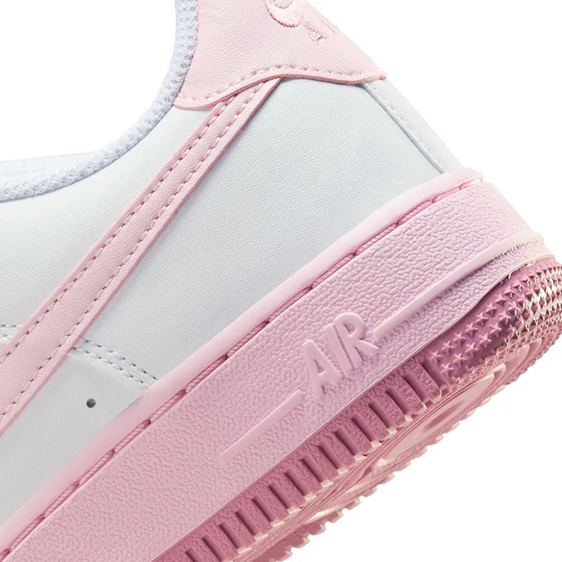 Kid's Grade School Air Force 1 White/Pink Foam/Pink