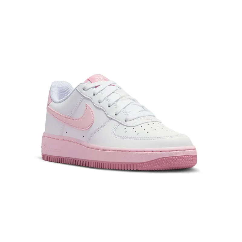 Kid's Grade School Air Force 1 White/Pink Foam/Pink