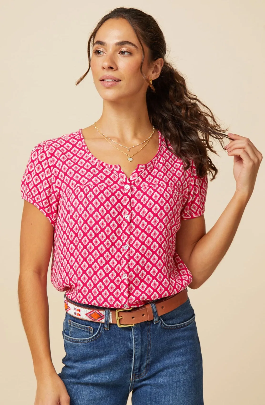 Lisbon Shirt | Cerise/Pink