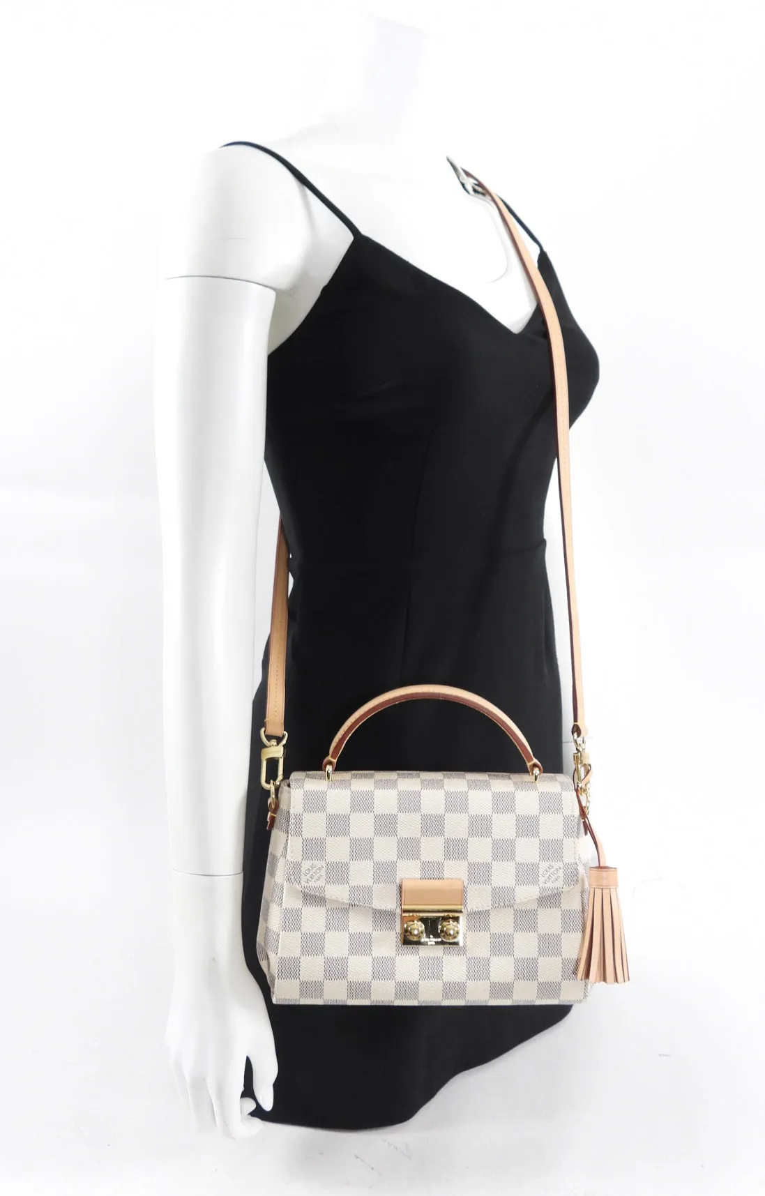 Louis Vuitton Damier Azur Croisette Crossbody Bag