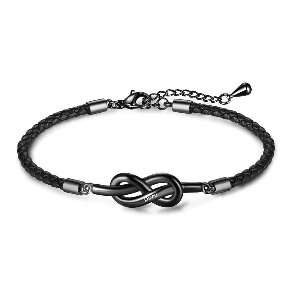 Personalized Infinity Couple Bracelets For Women & Men