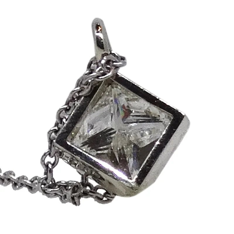 Princess Cut Diamond Pendant