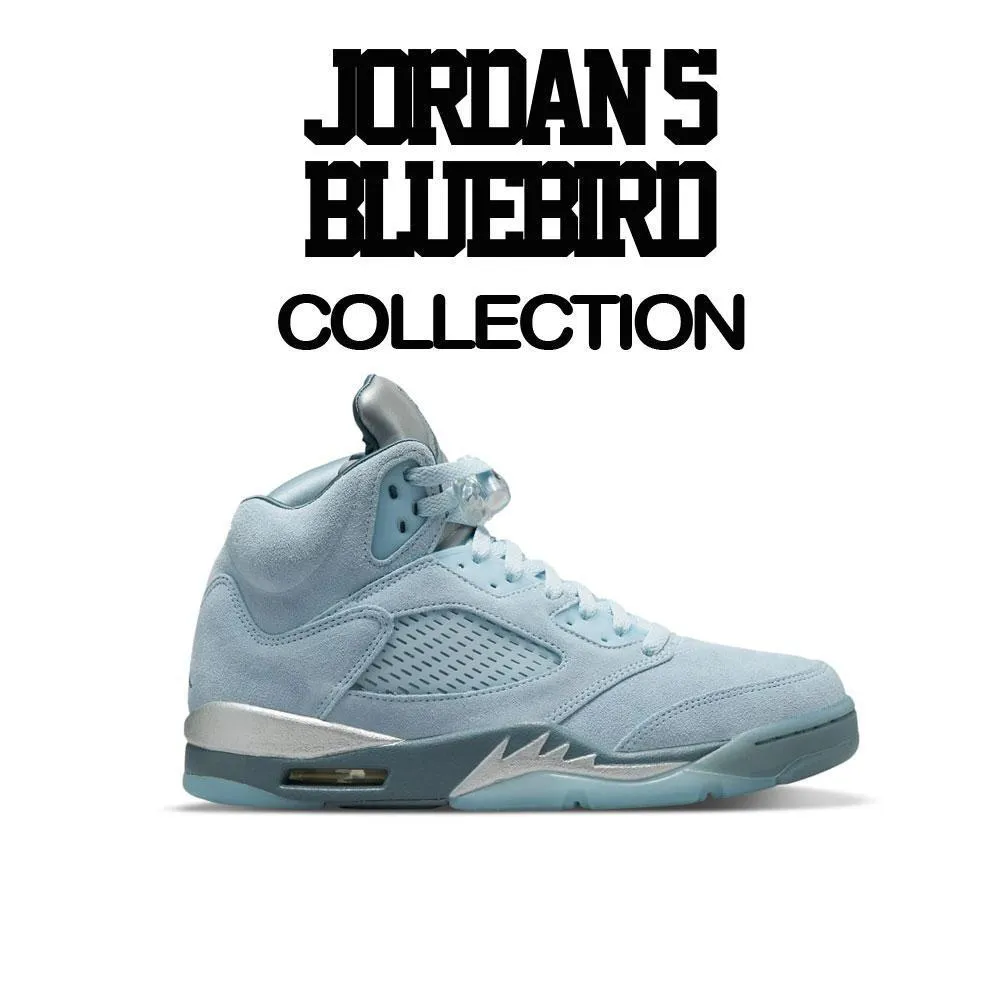 Retro 5 Bluebird Shirt - ST Drip - Light Blue