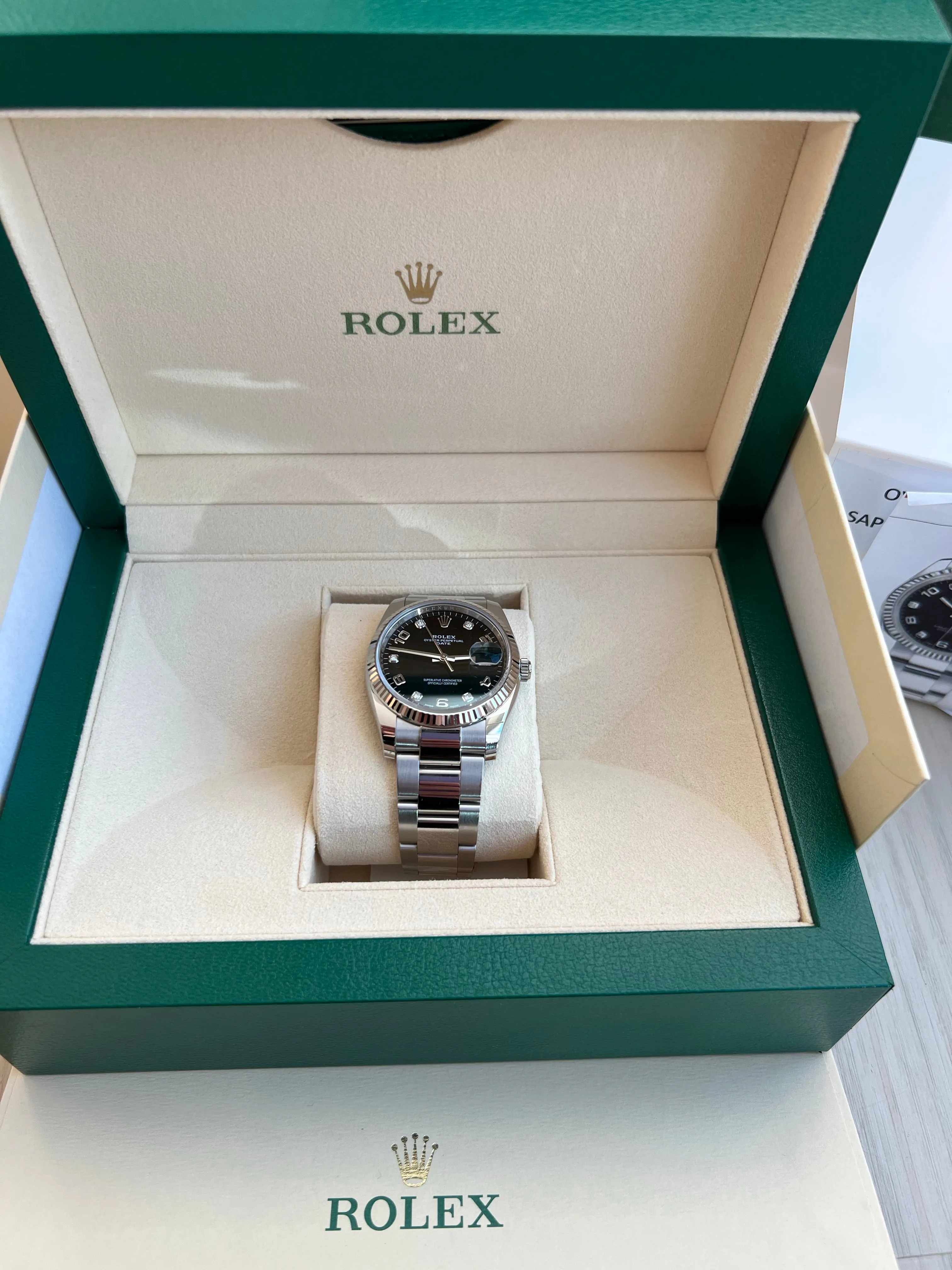 Rolex OP Datejust watch