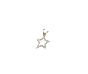 S. Row Designs Diamond Star Lightning Bolt Charm