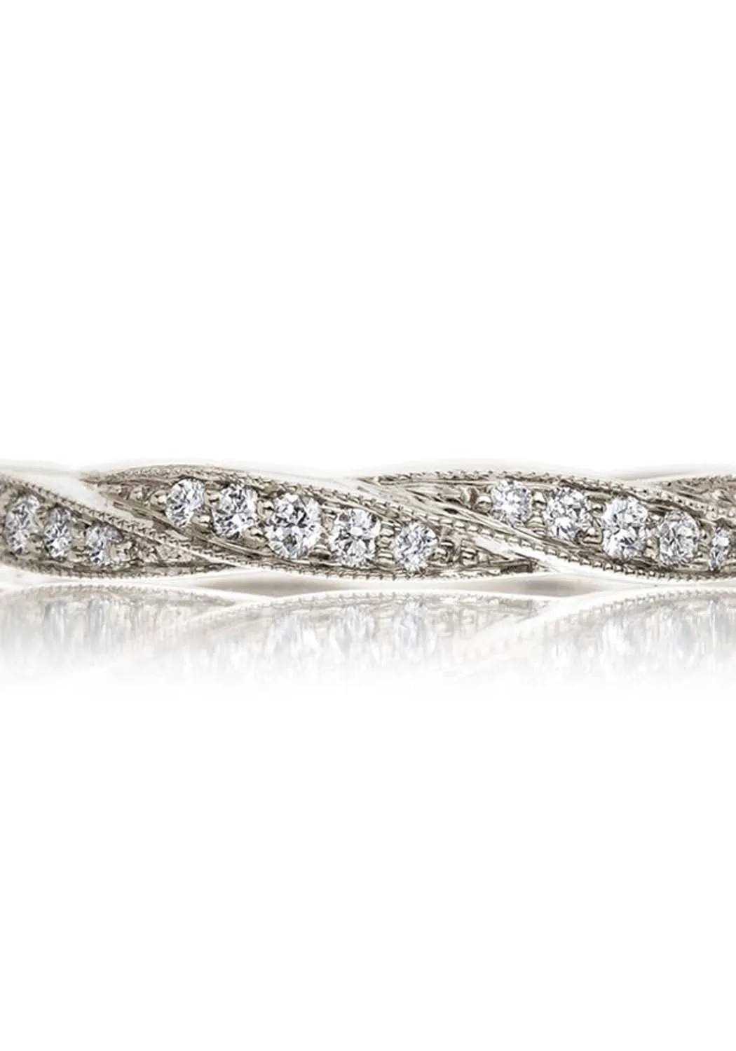 Sethi Couture Twine 18KWG Twisted White Diamond Eternity Band