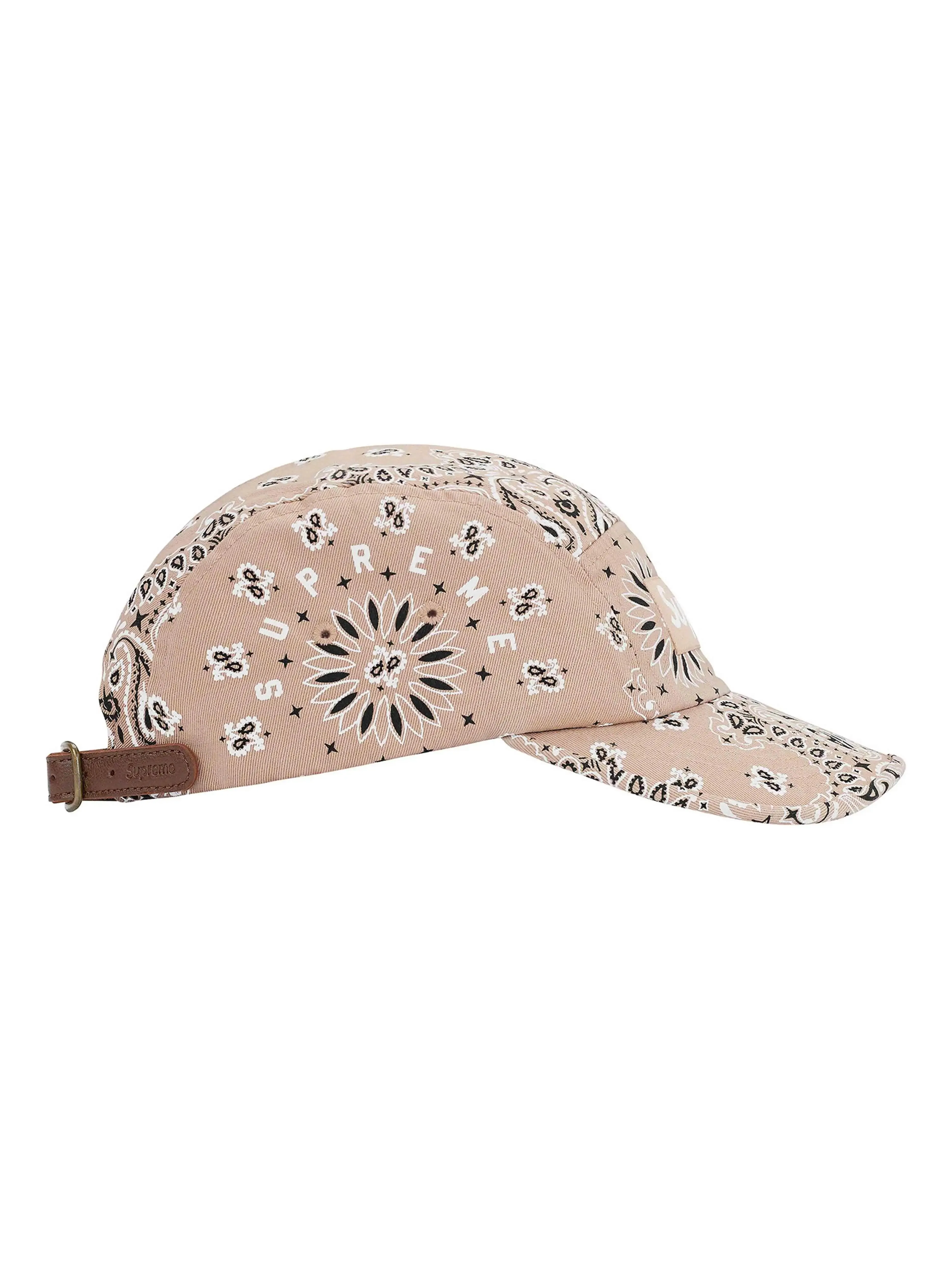 Supreme Bandana Camp Cap Tan [SS21]