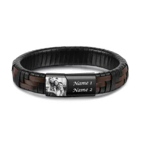 Valentine's Day Discount 50%OFF-Custom Photo Men Bracelet